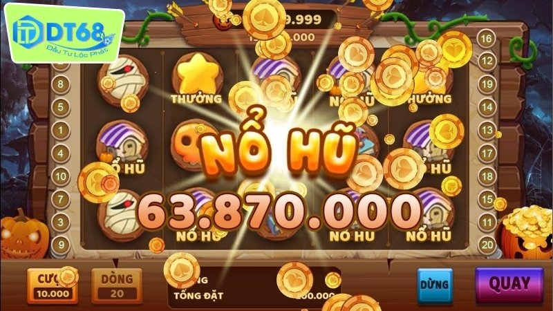 DT68 Quay Hũ - Trải Nghiệm Chơi Game Hoàn Hảo Cho Người Chơi 2 Giới thiệu các game DT68 quay hũ được ưa chuộng nhất