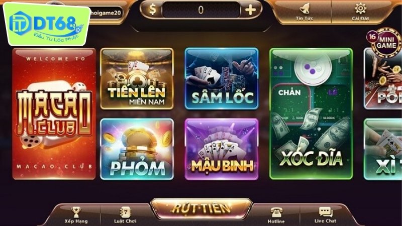 Game bài đổi thưởng DT68 - Trải Nghiệm Chơi Không Giới Hạn 3 Ưu điểm nổi bật của game bài đổi thưởng DT68